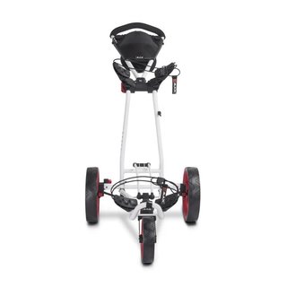 Big Max Autofold FF chariot de golf manuel, blanc/rouge