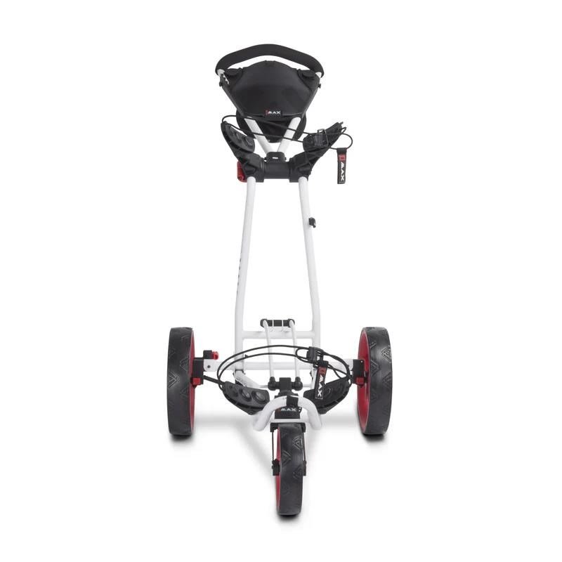 Big Max Autofold FF chariot de golf manuel, blanc/rouge
