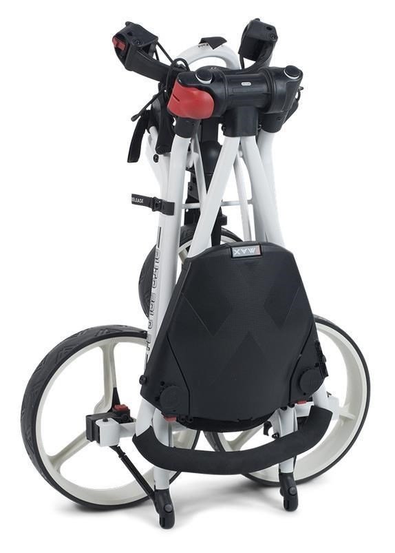 Big Max Autofold FF chariot de golf manuel, blanc/rouge