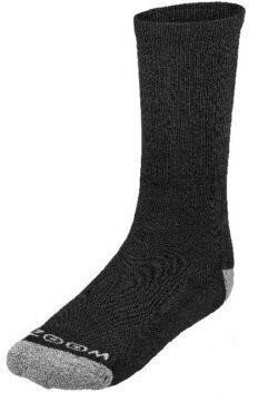 Zoom Crew chaussettes unisex, noir/argent