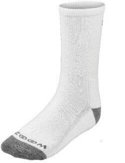 Zoom Crew chaussettes unisex, blanc/argent