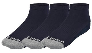 Zoom Ankle chaussettes femmes (3 paires), marine/argent