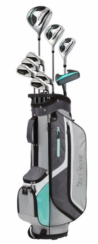 MacGregor CG3000 set de golf femme, graphite, cart bag