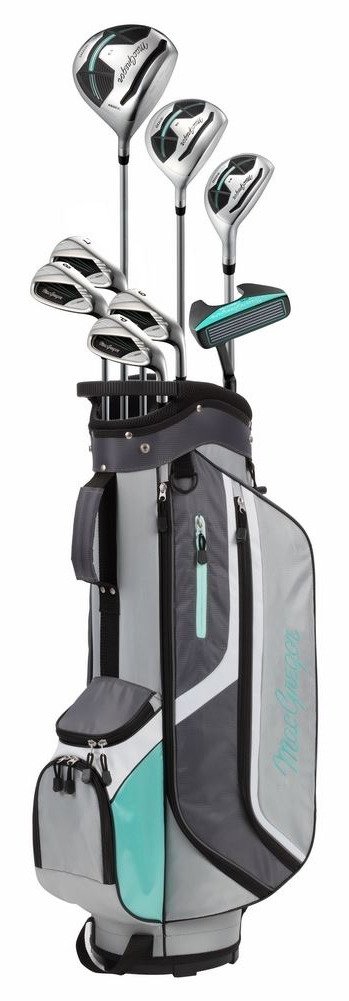 MacGregor CG3000 set de golf femme, graphite, cart bag