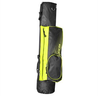 Longridge 5" pencil bag, noir/lime
