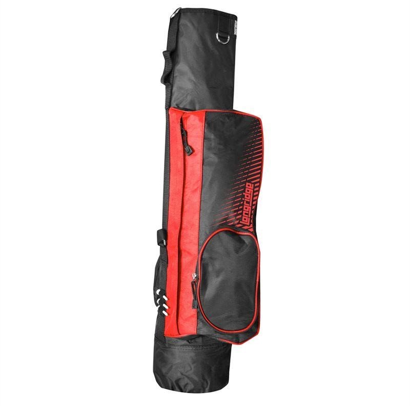 Longridge 5" pencil bag, noir/rouge