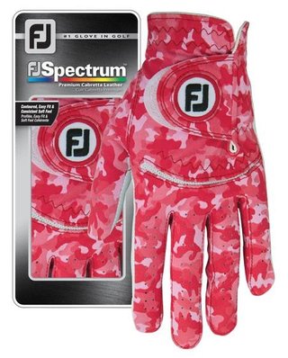 FootJoy Spectrum gant de golf femme, rouge camouflage