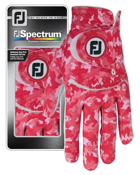 FootJoy Spectrum gant de golf femme, rouge camouflage