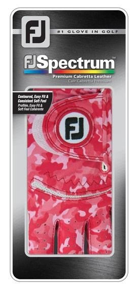 FootJoy Spectrum gant de golf femme, rouge camouflage