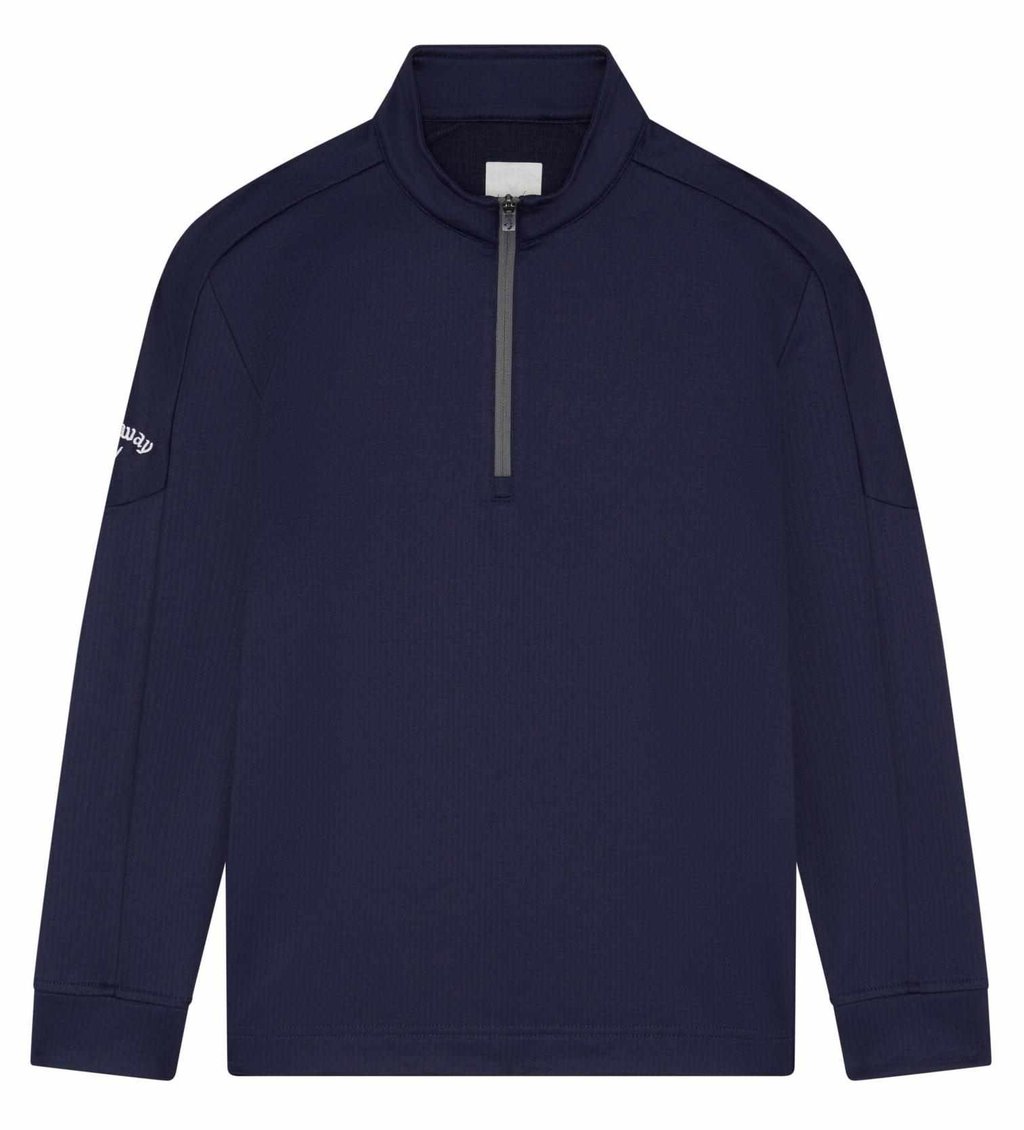 Callaway Waffle Fleece sweatshirt junior garçon, peacoat