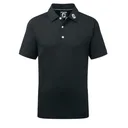 FootJoy Stretch Pique Solid polo junior, noir