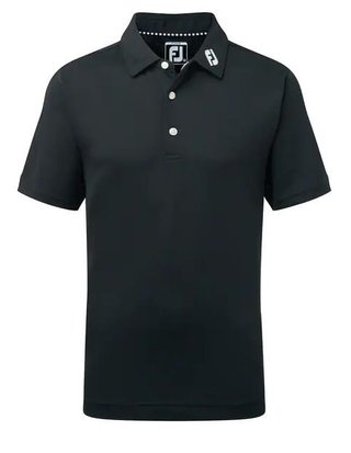 FootJoy Stretch Pique Solid polo junior, noir