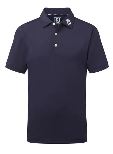 FootJoy Stretch Pique Solid polo junior, marine