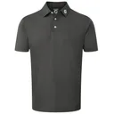 FootJoy Stretch Pique Solid polo homme, charcoal