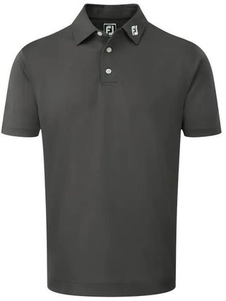 FootJoy Stretch Pique Solid polo homme, charcoal