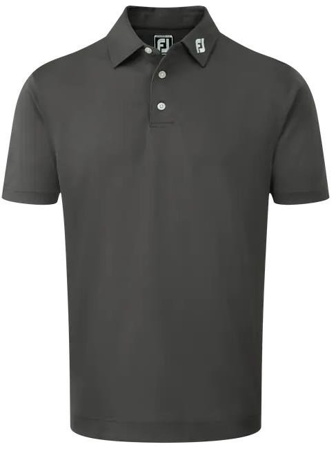 FootJoy Stretch Pique Solid polo homme, charcoal