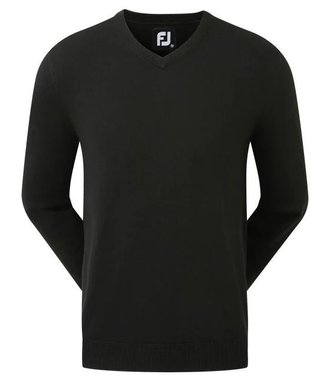 FootJoy Wool Blend V-Neck pull homme, noir