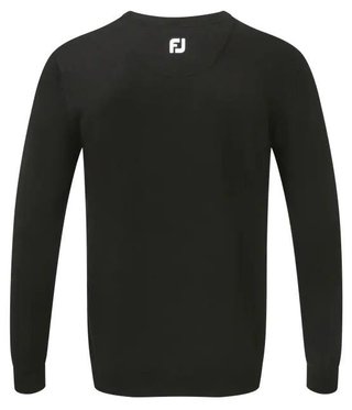 FootJoy Wool Blend V-Neck pull homme, noir