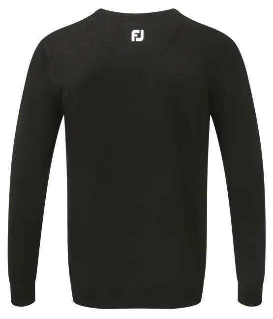 FootJoy Wool Blend V-Neck pull homme, noir