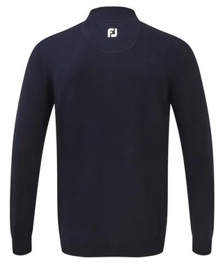 FootJoy Wool Blend 1/2 Zip pull homme, navy
