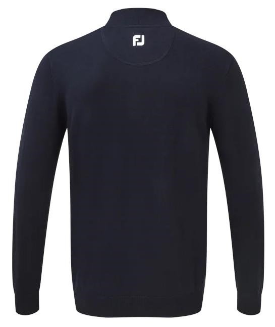 FootJoy Wool Blend 1/2 Zip pull homme, navy