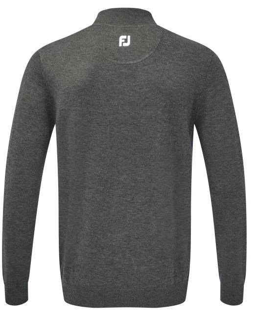 FootJoy Wool Blend 1/2 Zip pullover homme, gris