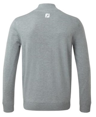 FootJoy Wool Blend 1/2 Zip Lined pull homme, heather grey