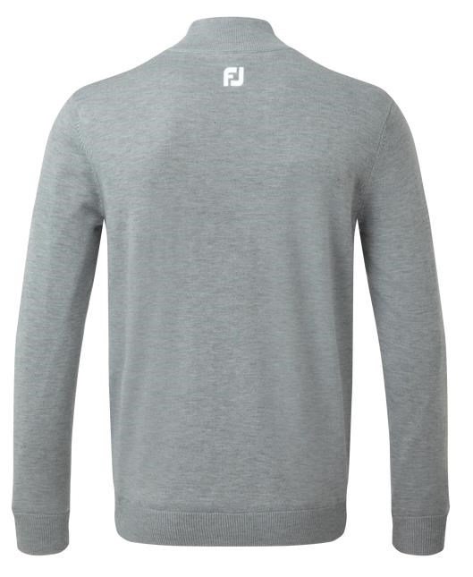 FootJoy Wool Blend 1/2 Zip Lined pull homme, heather grey