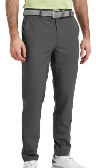 FootJoy Performance Tapered Slim Fit pantalon homme, gris foncé
