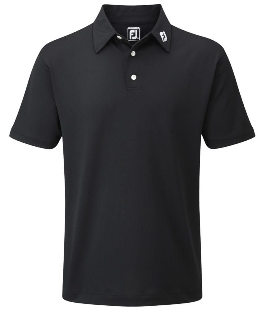FootJoy Stretch Pique Solid polo homme, noir