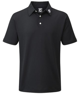 FootJoy Stretch Pique Solid polo homme, noir