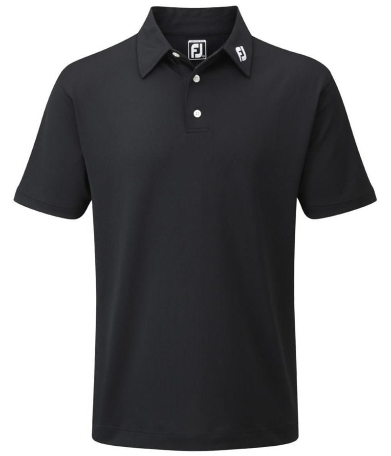 FootJoy Stretch Pique Solid polo homme, noir