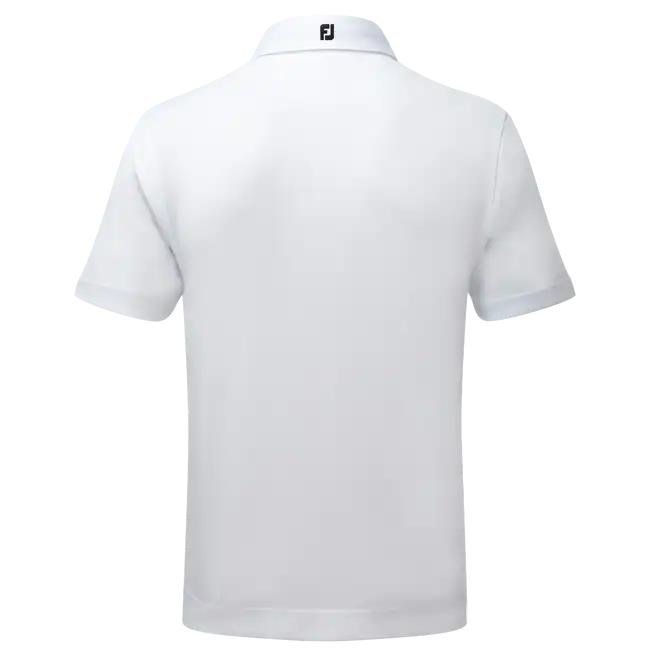 FootJoy Stretch Pique Solid polo homme, blanc