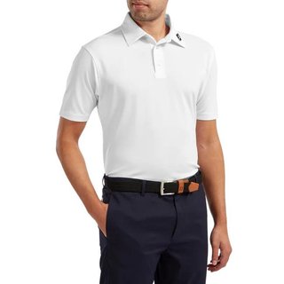 FootJoy Stretch Pique Solid polo homme, blanc