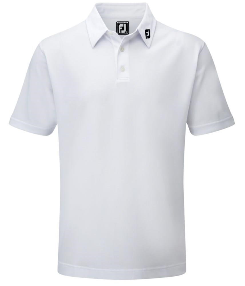FootJoy Stretch Pique Solid polo homme, blanc