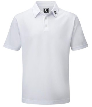 FootJoy Stretch Pique Solid polo homme, blanc