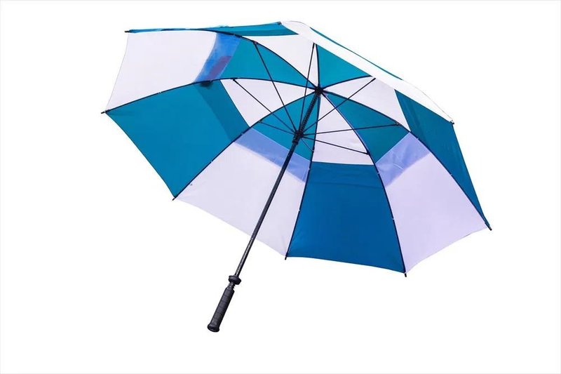 Longridge Dual Canopy parapluie 60", bleu/blanc