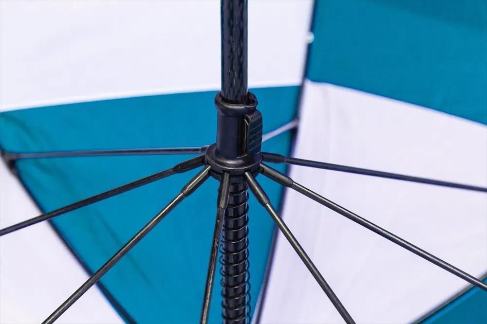 Longridge Dual Canopy parapluie 60", bleu/blanc
