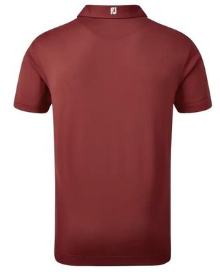FootJoy Stretch Pique Solid polo homme, bordeaux