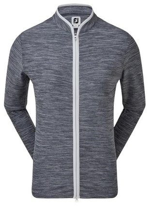 FootJoy Full Zip Space Dye Fleece sweat-shirt femme, marine/blanc