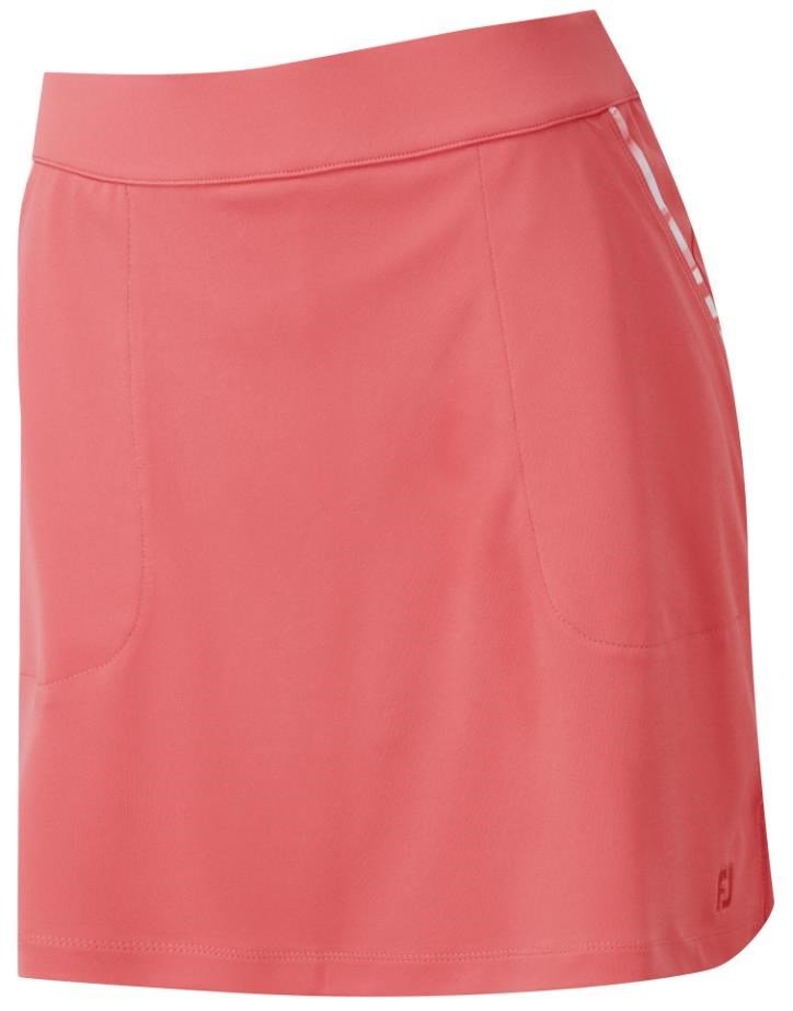 FootJoy Interlock Watercolour Trim jupe-short de golf femme, bright coral