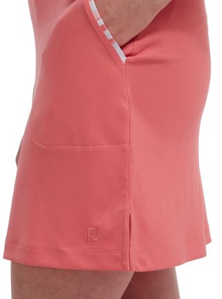 FootJoy Interlock Watercolour Trim jupe-short de golf femme, bright coral