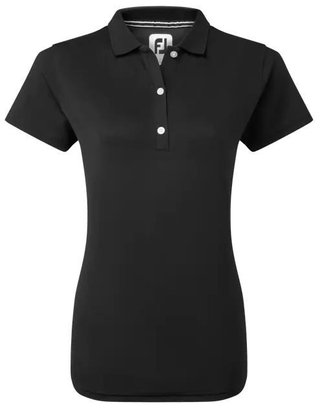 FootJoy Stretch Pique Solid polo femme, noir