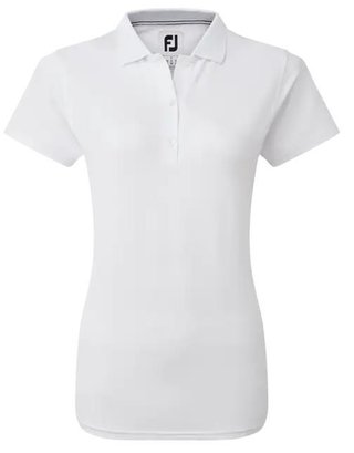 FootJoy Stretch Pique Solid polo femme, blanc