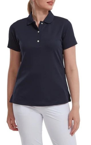 FootJoy Stretch Pique Solid polo femme, marine