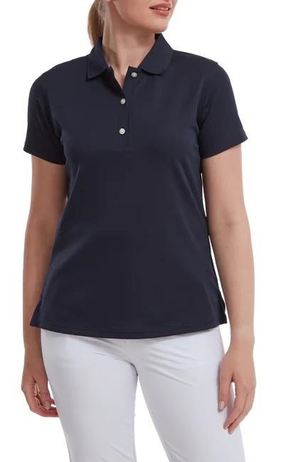 FootJoy Stretch Pique Solid polo femme, marine