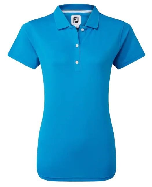 FootJoy Stretch Pique Solid polo femme, cobalt