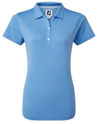 FootJoy Stretch Pique Solid polo femme, bleu clair