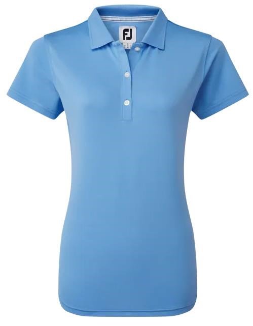 FootJoy Stretch Pique Solid polo femme, bleu clair