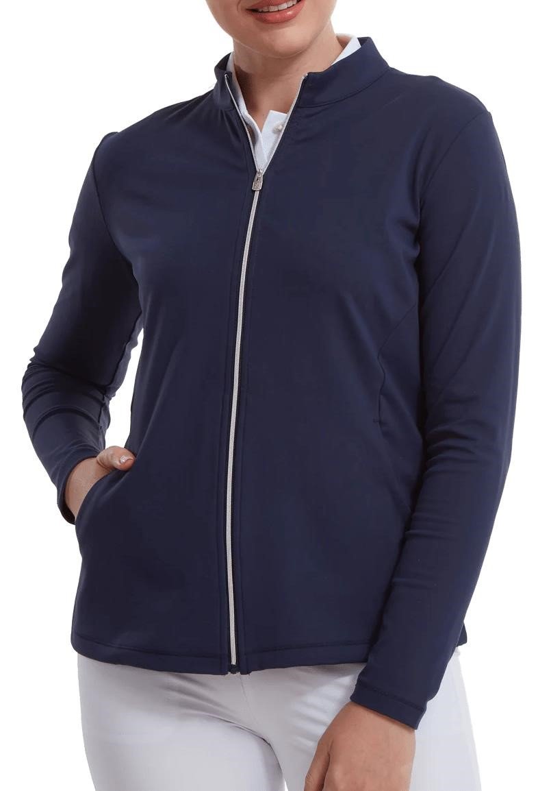 FootJoy Full-Zip Midlayer pull femme, navy